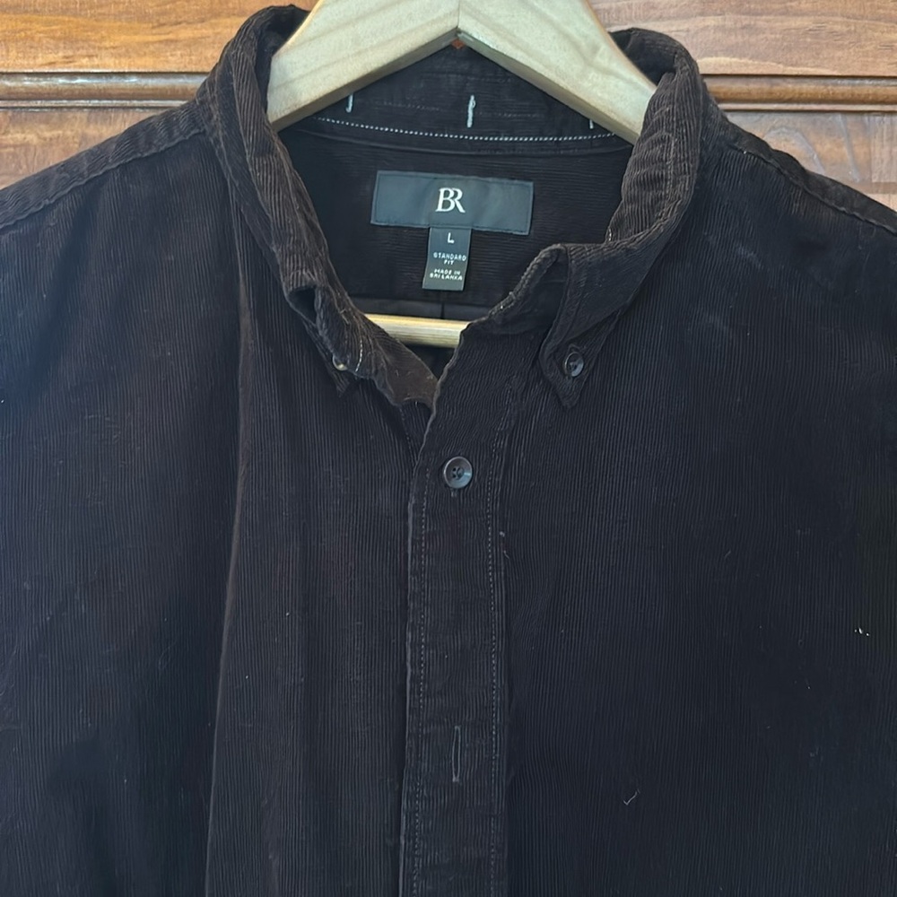 Banana republic Cerro corduroy button up large